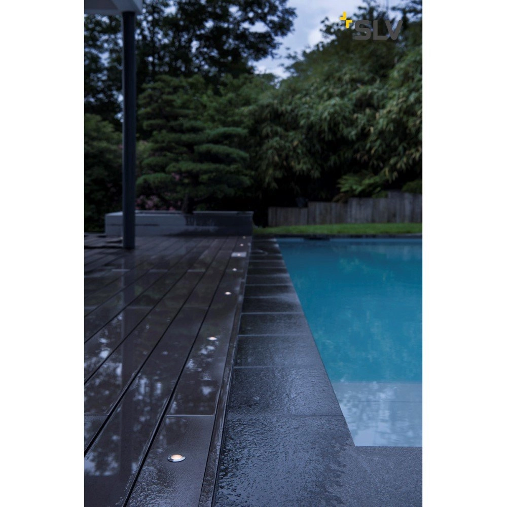 Decking spot Power Trail-Lite 1w - 3000K - 4.2cm metallic grey SLV 4024163112093