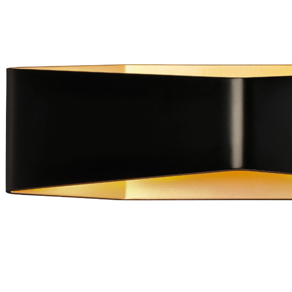 LED wall lamp Cariso WL-4 black with gold SLV 4024163164252
