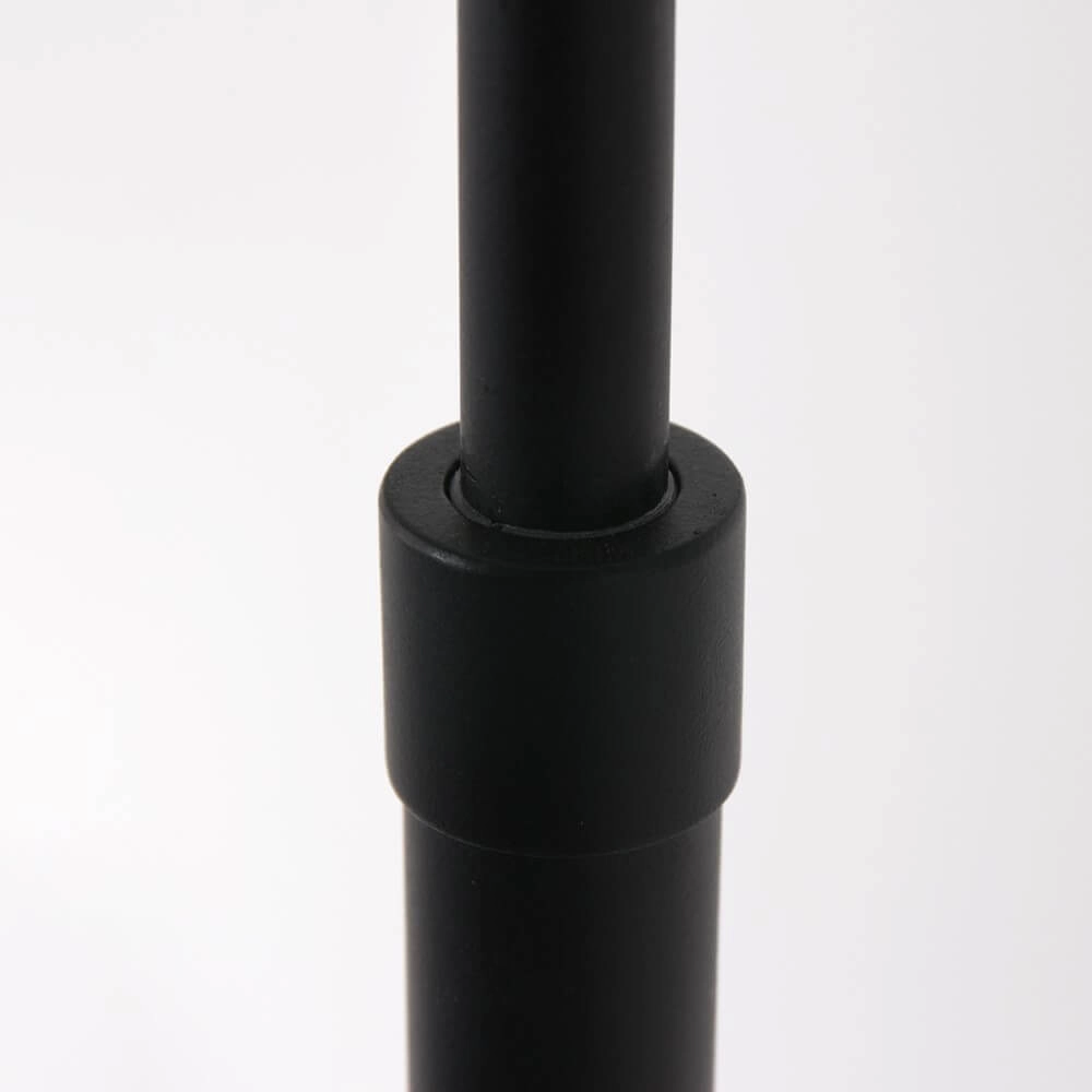 Black floor lamp Prestige Chic with blue hood Steinhauer 8712746147278