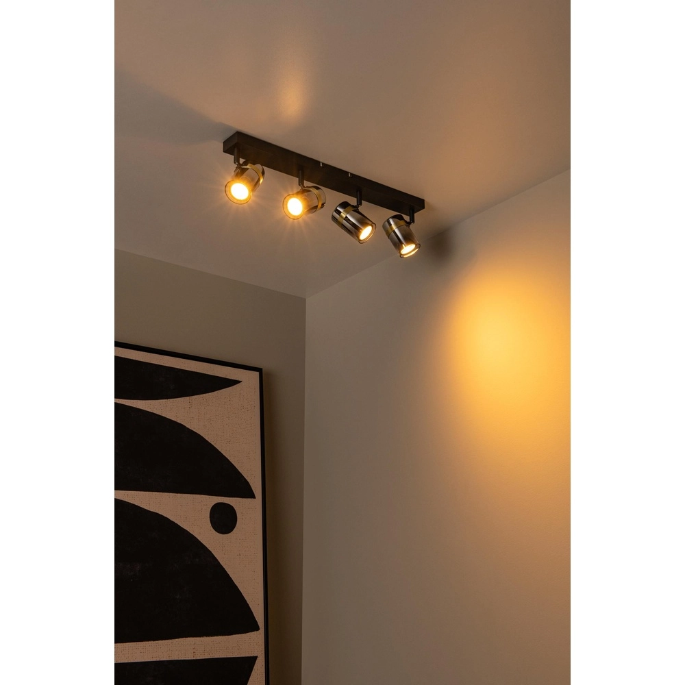 Ceiling spotlight Upton 4-light black