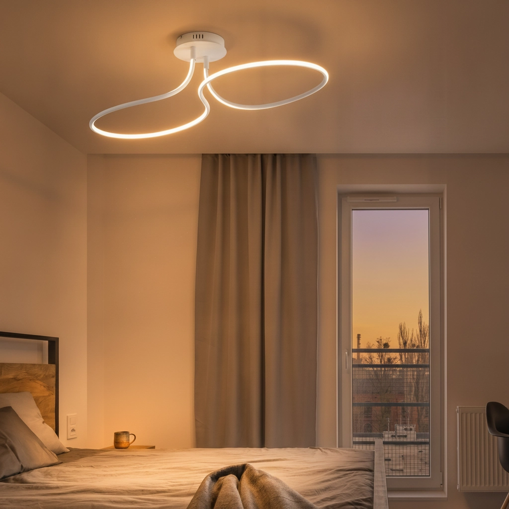 Ceiling lamp Fungo Curl white