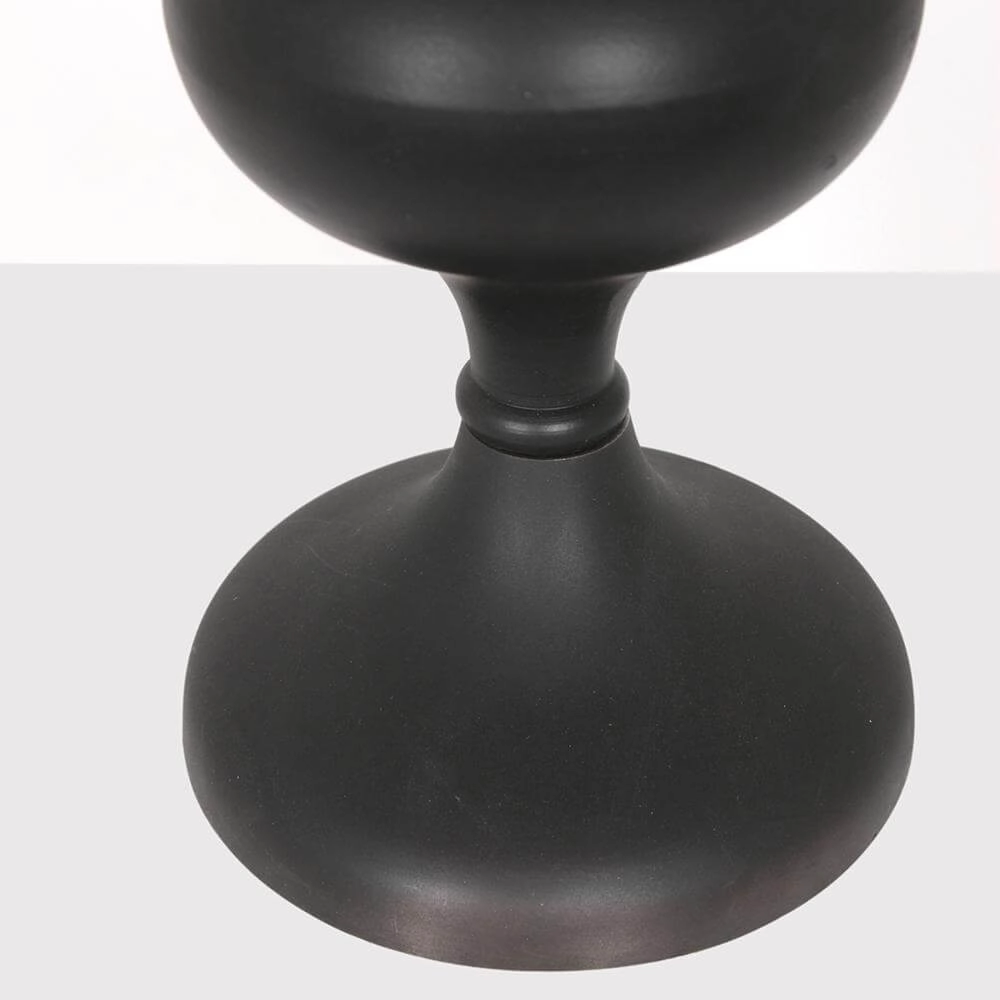 Table lamp Lyons black with straw shade Steinhauer 8712746172492