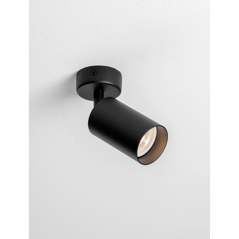 Ceiling spotlight Reig Single Black