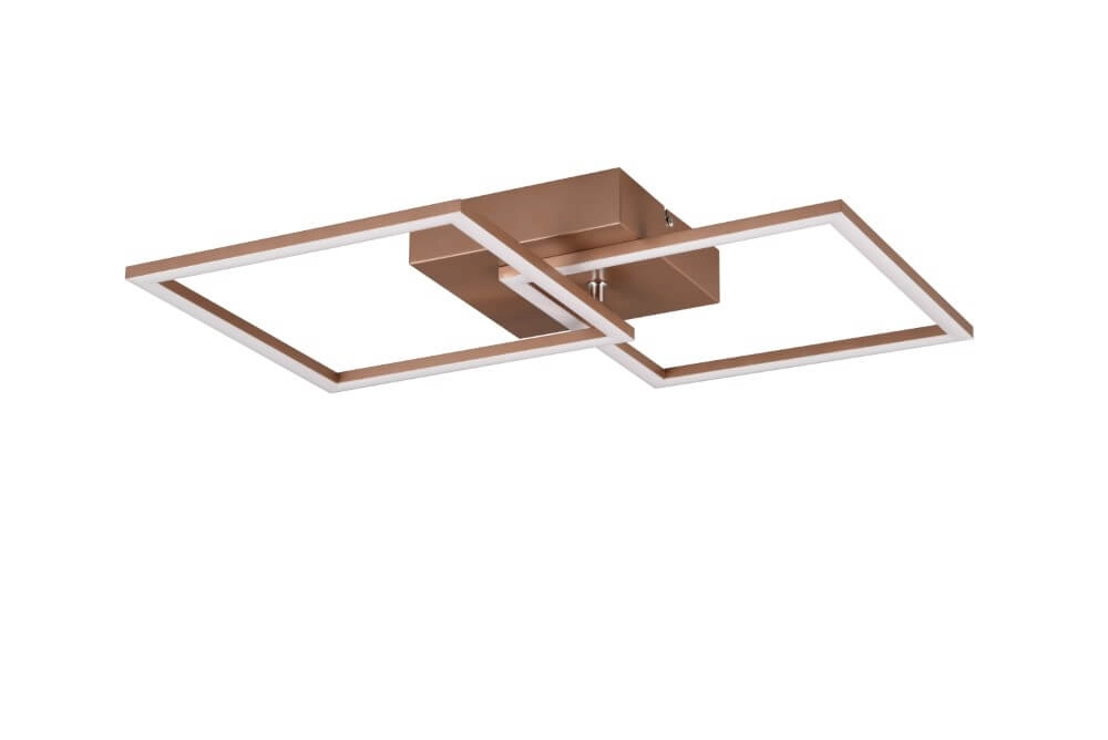 Designer ceiling lamp Trail brown