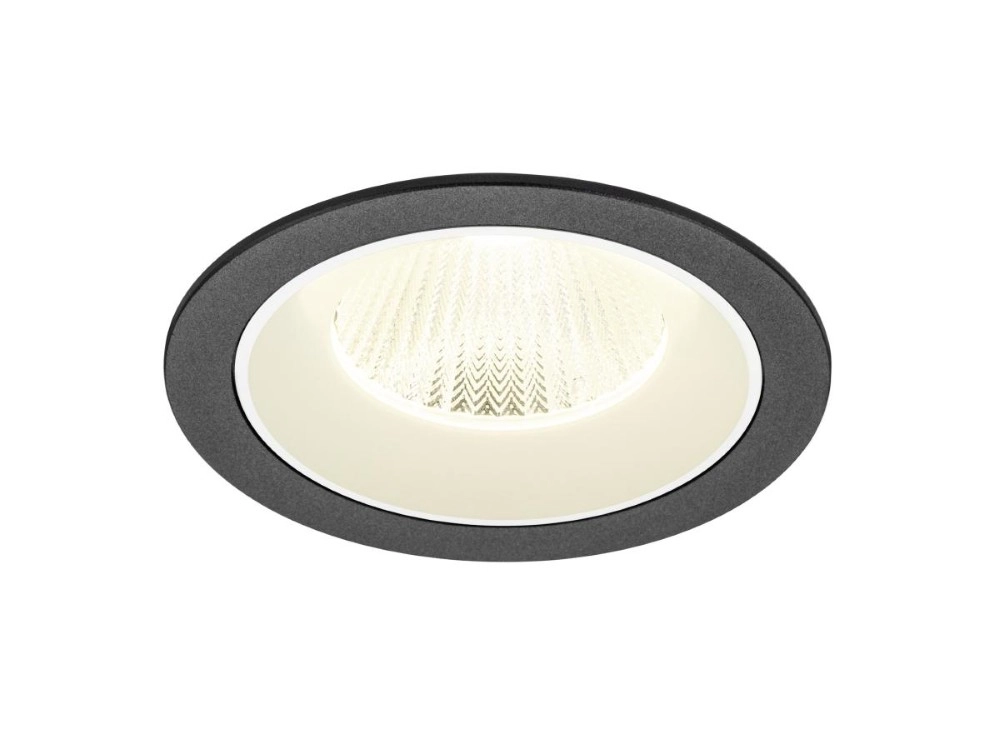 Recessed spotlight Numinos L black/white 4000K - 40deg SLV 4024163309585