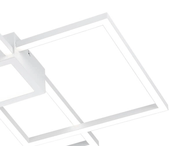 White ceiling lamp Hydra with led Trio 4017807524949