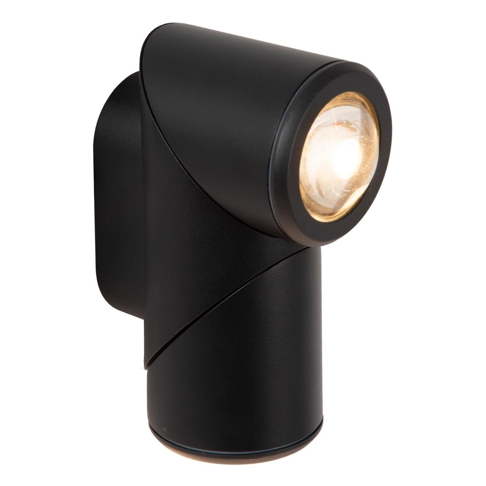 Design surface-mounted spotlight Erin IP65 black double Lucide 5411212152053