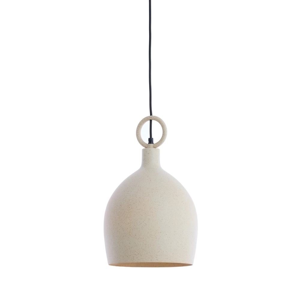Metal pendant lamp Rosero Ø 24cm - sand brown Light & Living 8717807787653