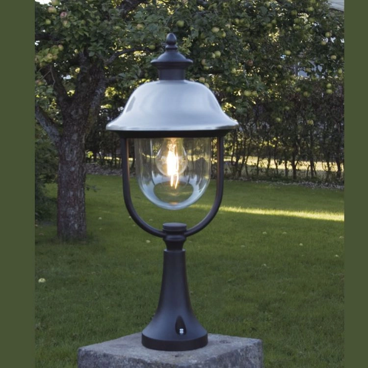 Terrace lamp Parma 58cm stainless steel with black KonstSmide 7318307241006