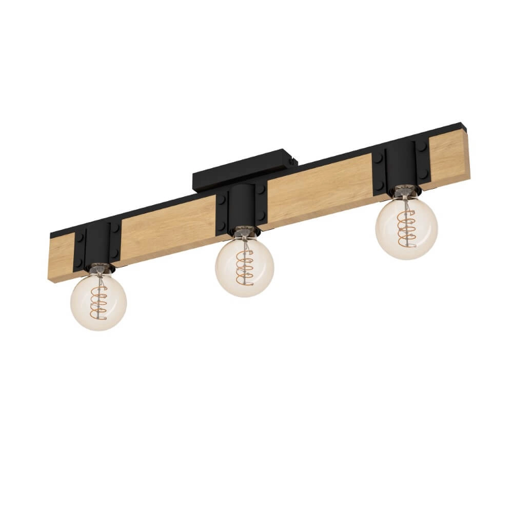 Wooden ceiling lamp Bailrigg