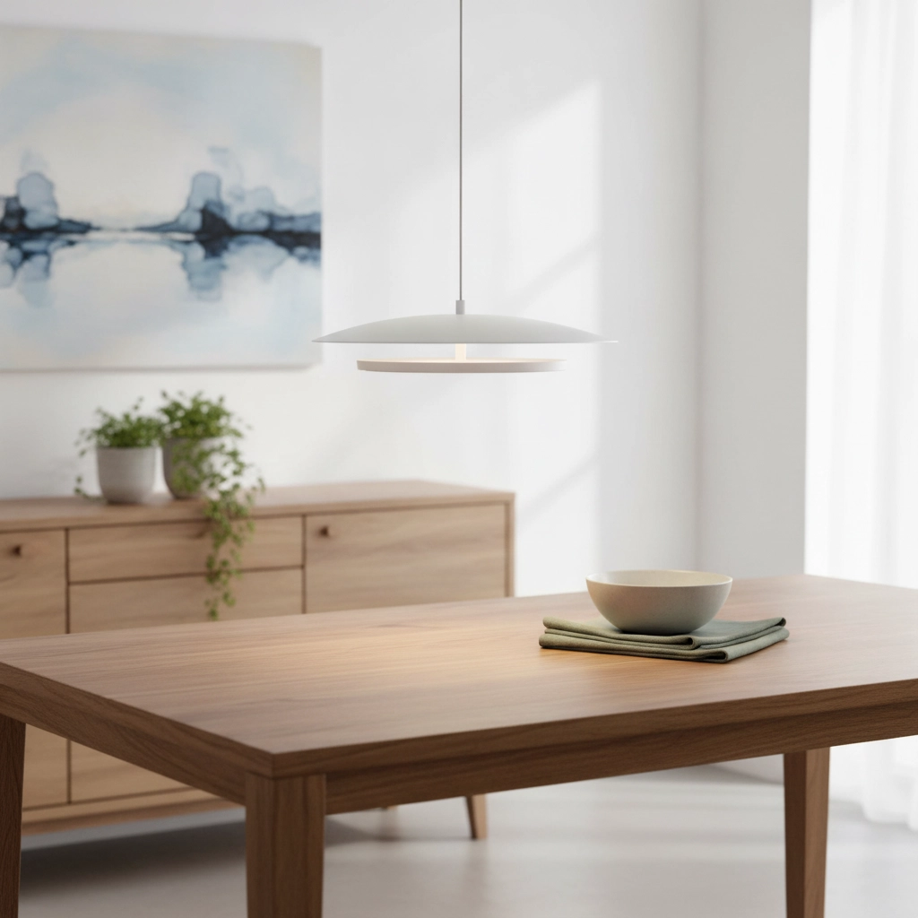 Design pendant lamp Olos white Ø 35cm