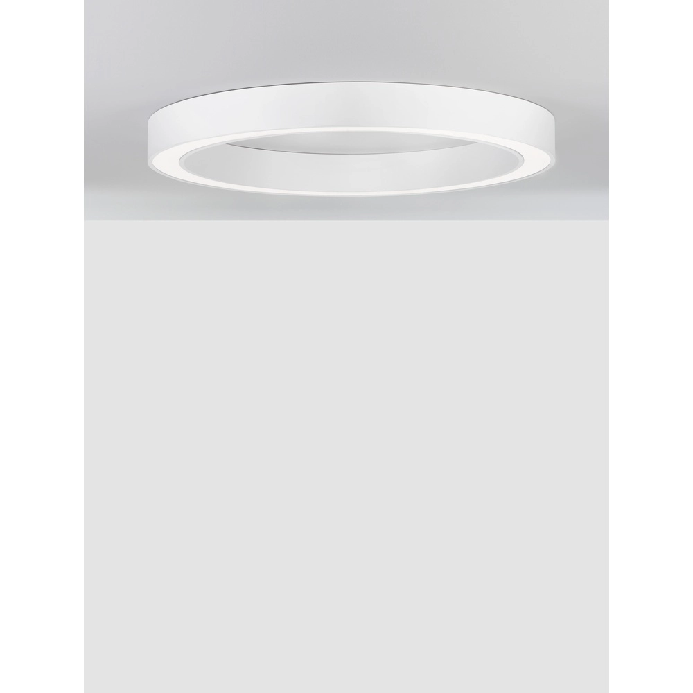 Ceiling lamp Morbido white Ø 80cm
