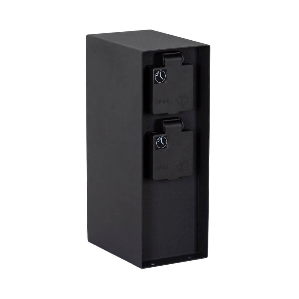 Socket pole Contact 2x socket - timer KS Verlichting 8714732773706
