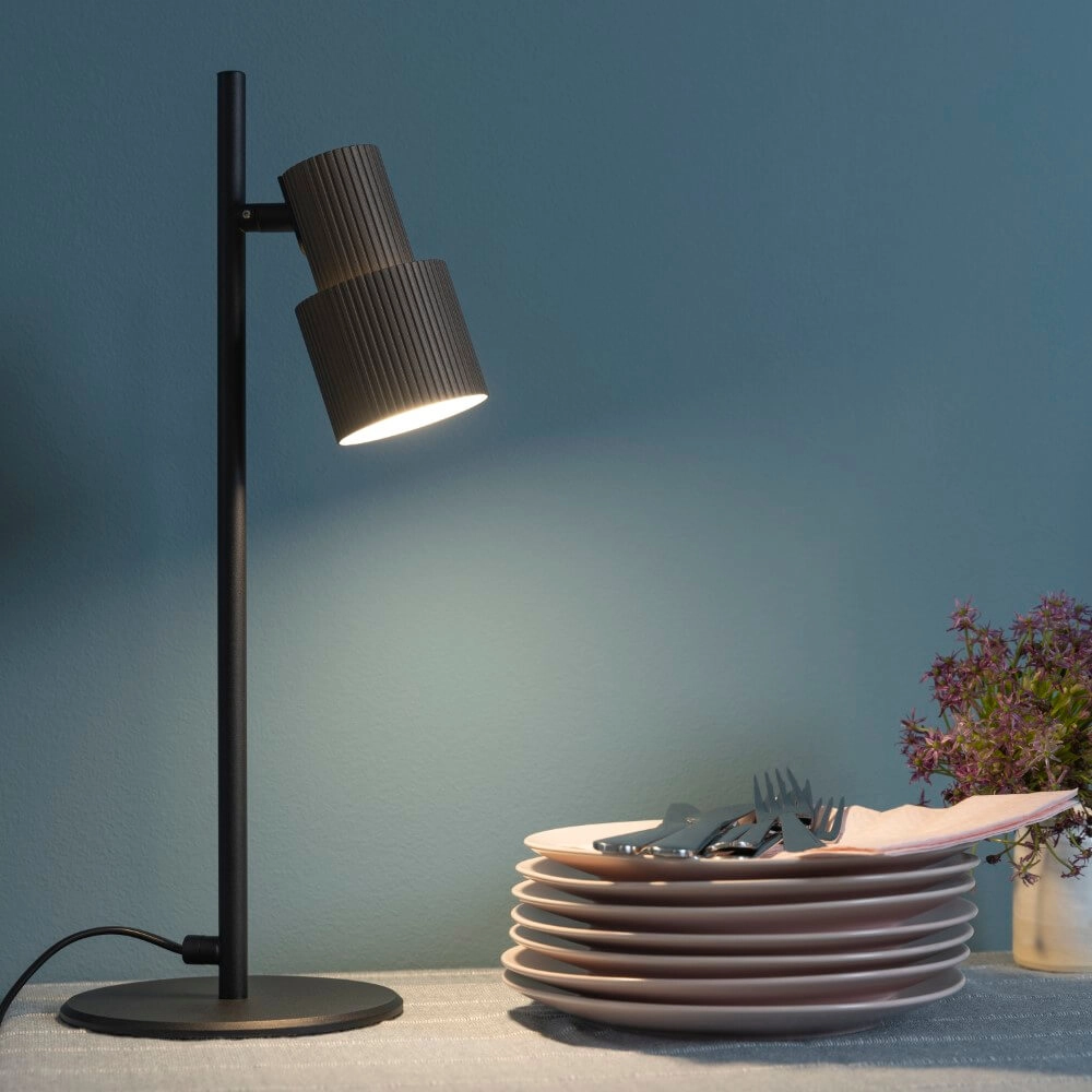 Design table lamp Cadiz black with bronze Brilliant 4004353446917