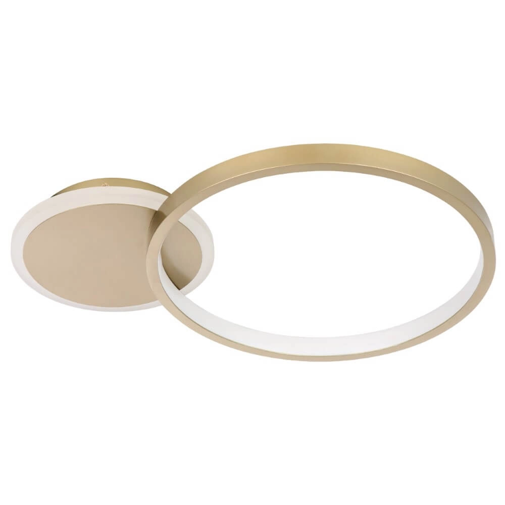 Adjustable LED ceiling lamp Gafares round - gold