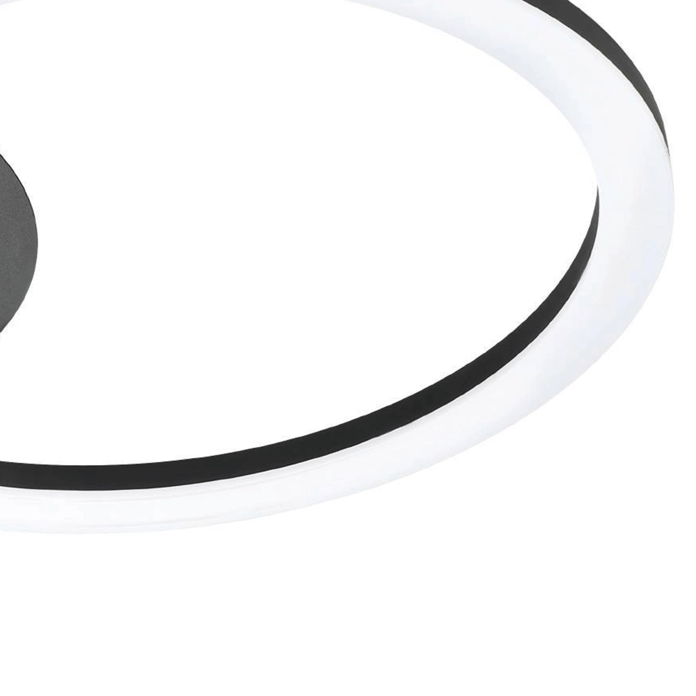 Ceiling lamp Zigbee Parrapos-Z 54.5x44.5cm black Eglo 9008606231249