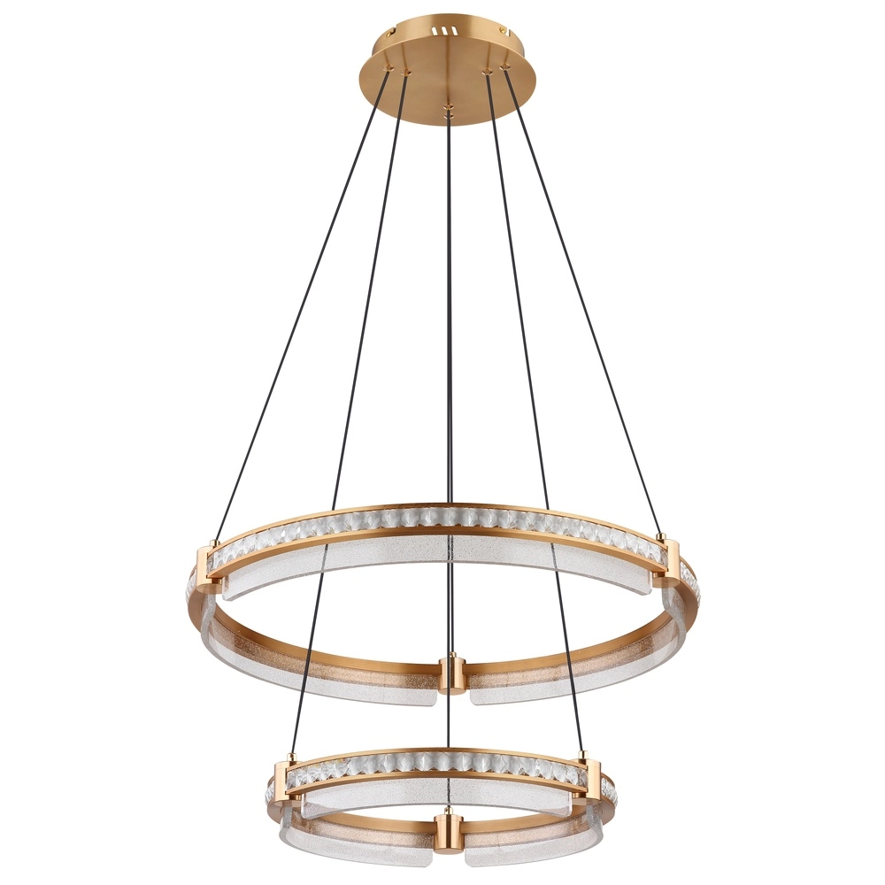 Pendant lamp Blondie gold Ø 60cm Globo 9007371446469