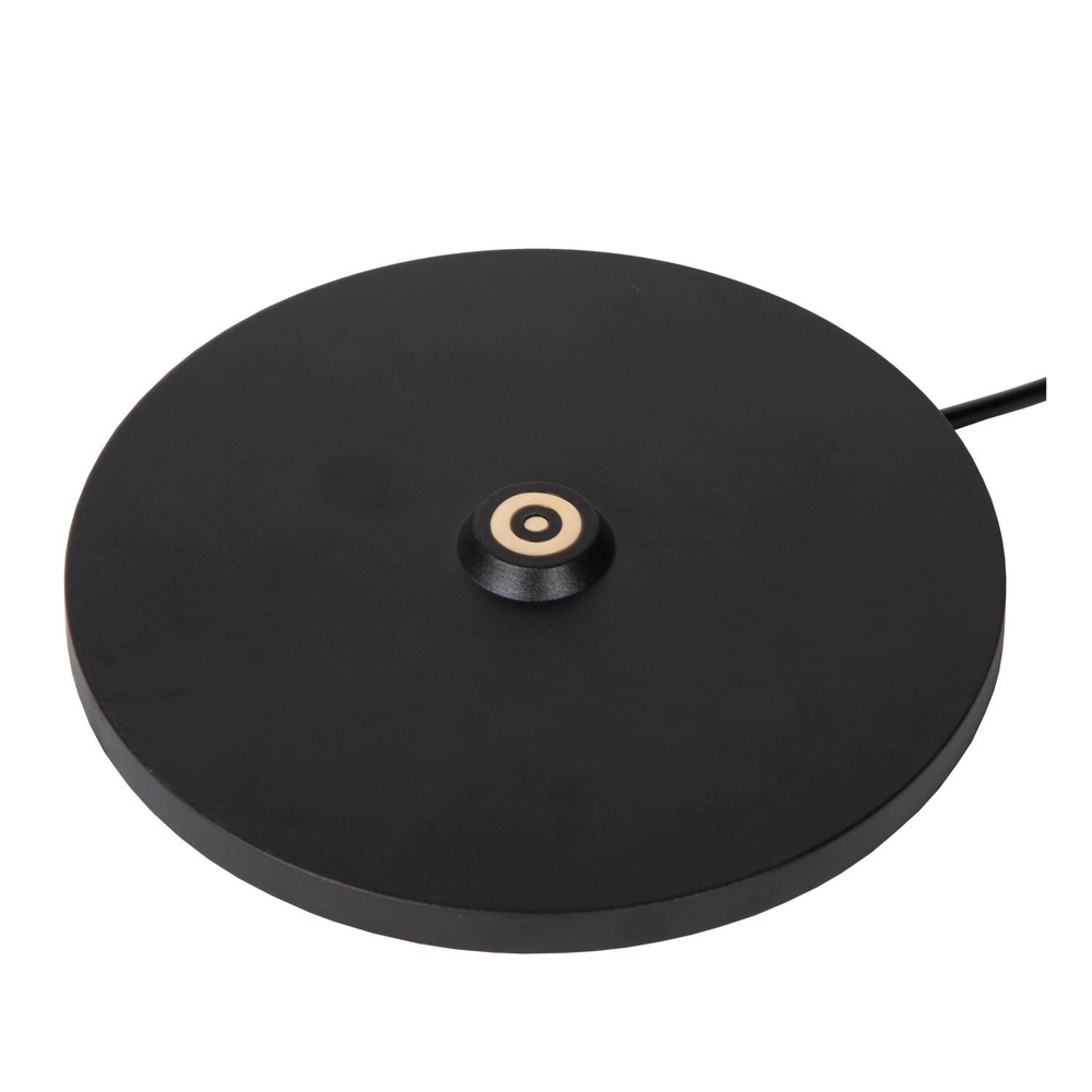 Rechargeable table lamp Justine black with charging station Lucide 5411212272171