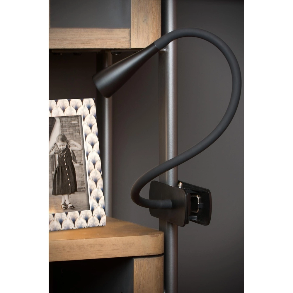 Clamp light Zozy Black Lucide 5411212185839