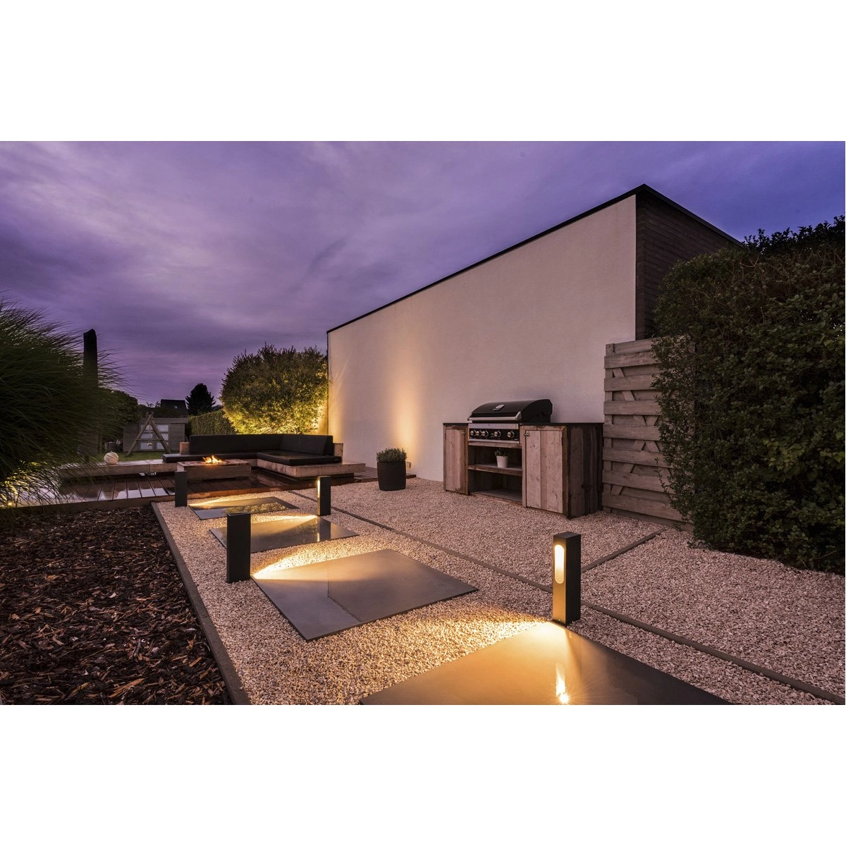 Garden lighting Slotbox 40 with mockery SLV 4024163140485