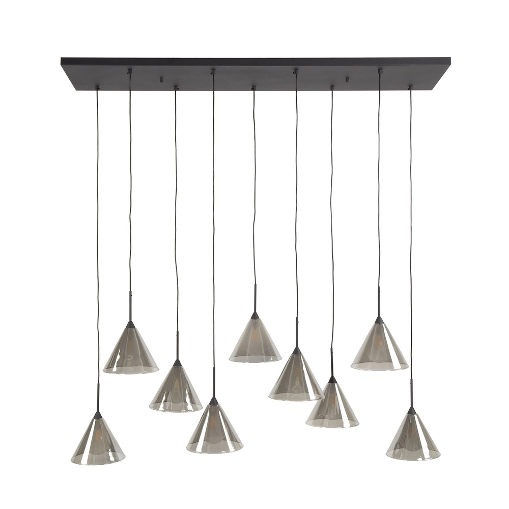 9-light pendant lamp Conic for dining table Lyora 8716803512023