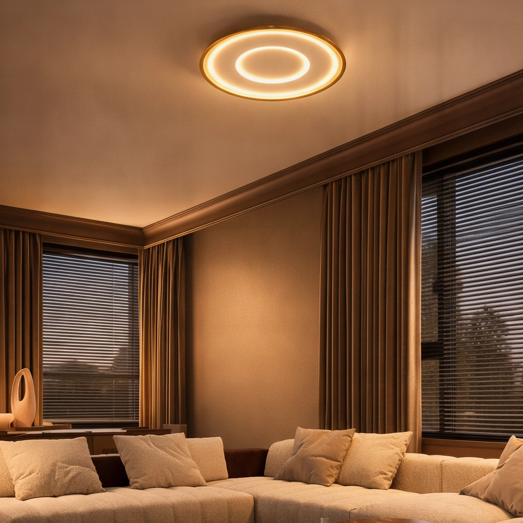 Ceiling lamp Figin gold Ø 50cm