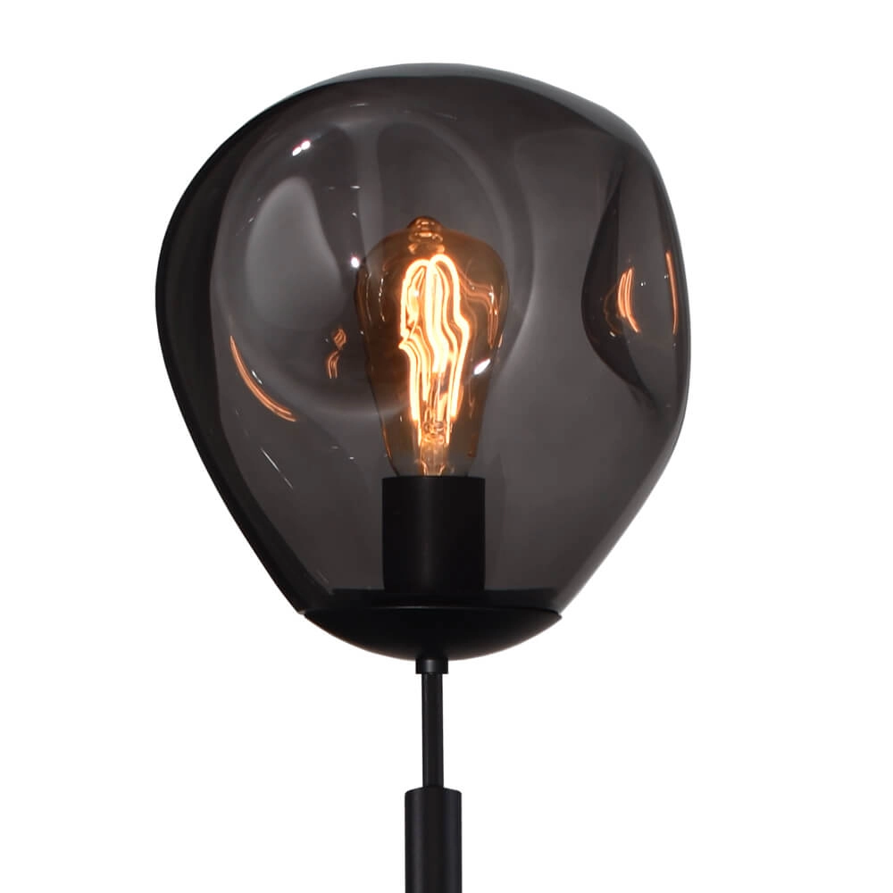 Floor lamp Lava Ø 24cm smoke glass Masterlight 8718121286709