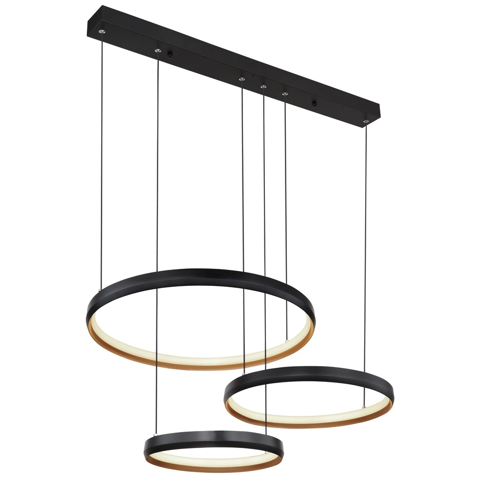 Black pendant lamp Halli Design
