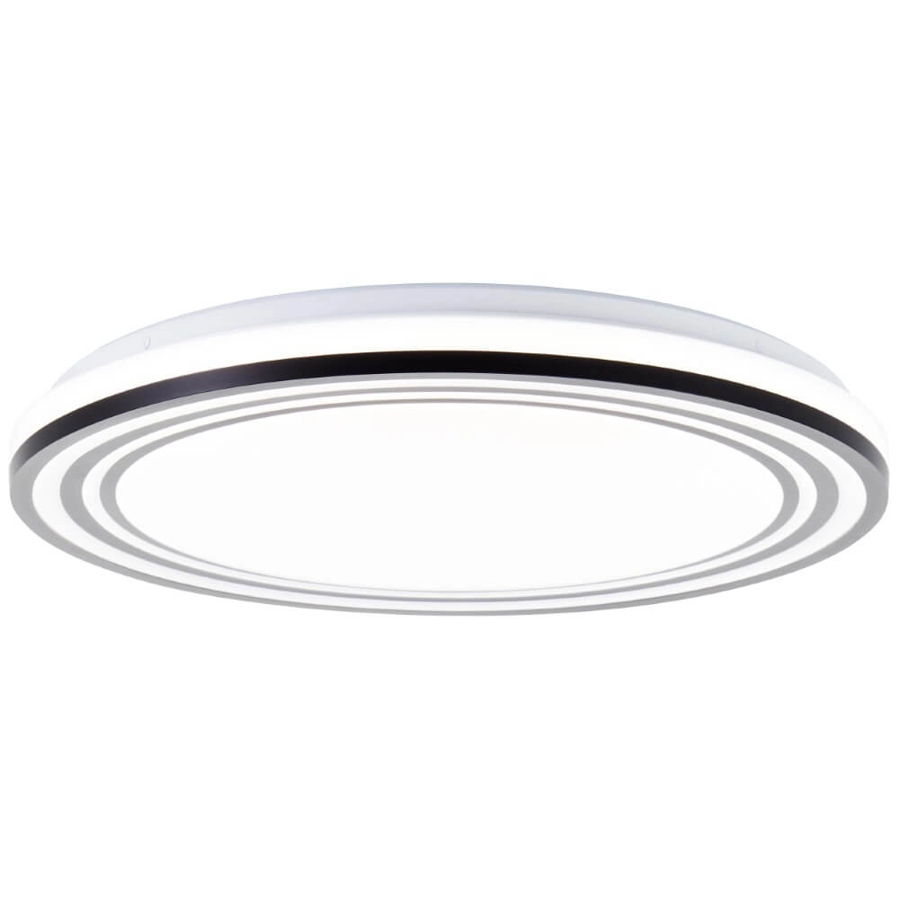 Black and white ceiling lamp Kobana Ø 49cm