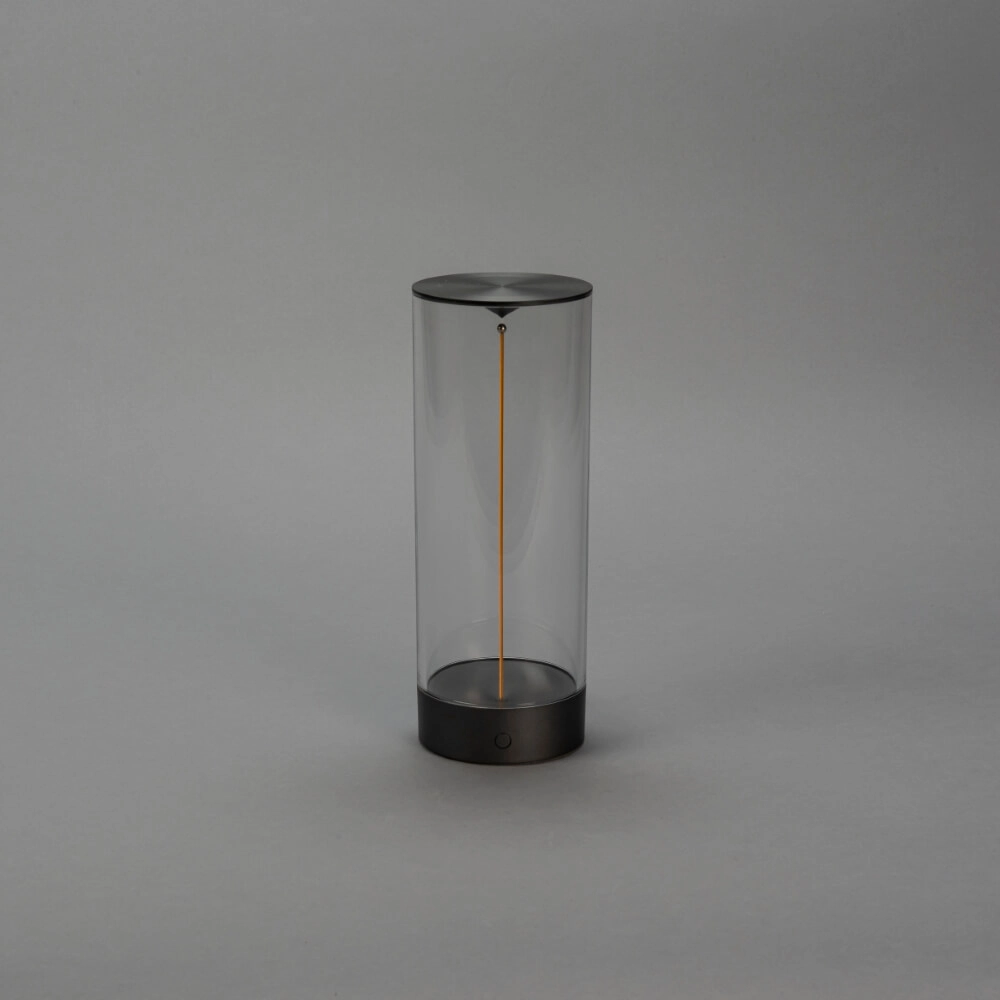 Rechargeable lamp Edison S anthracite