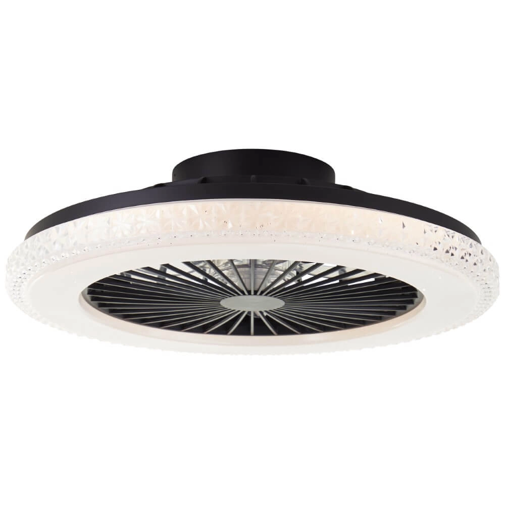 Black fan Badria with RGB function Brilliant 4004353435850