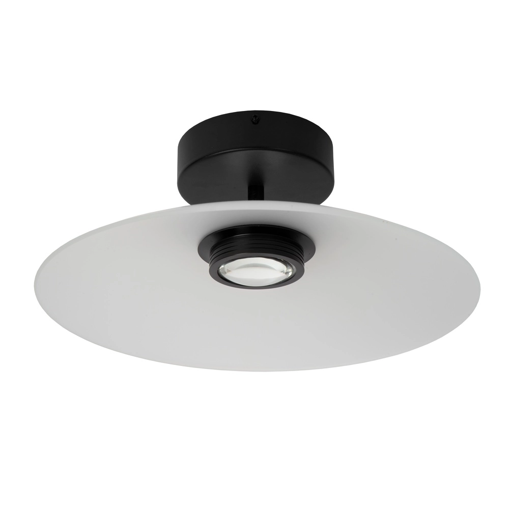 Sleek ceiling lamp Menga Ø 40cm white glass Premium by Lucide 5411212251213