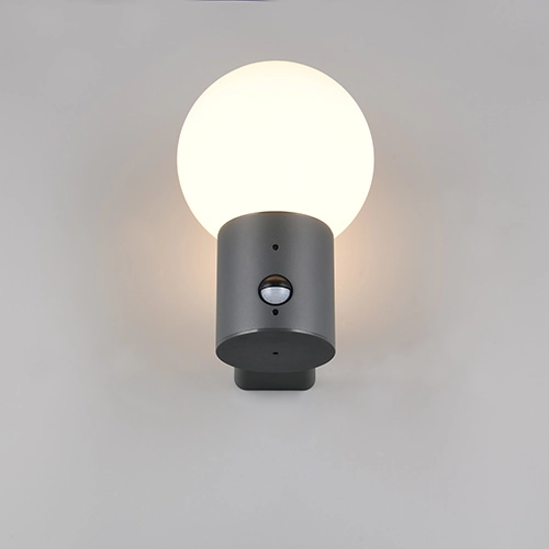 Sphere Wall Lamp Mures anthracite with sensor Trio 4017807687200