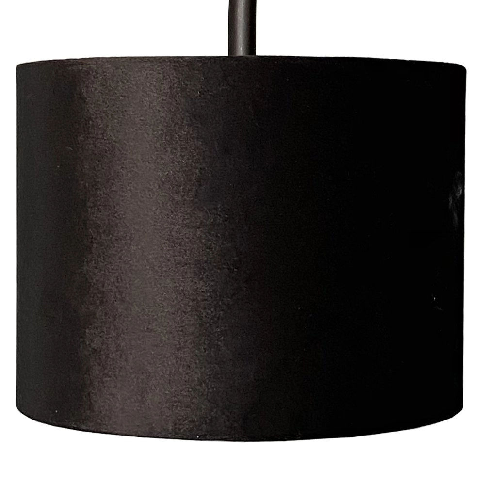 Black wall lamp Venus with black lampshade Masterlight 8718121251172