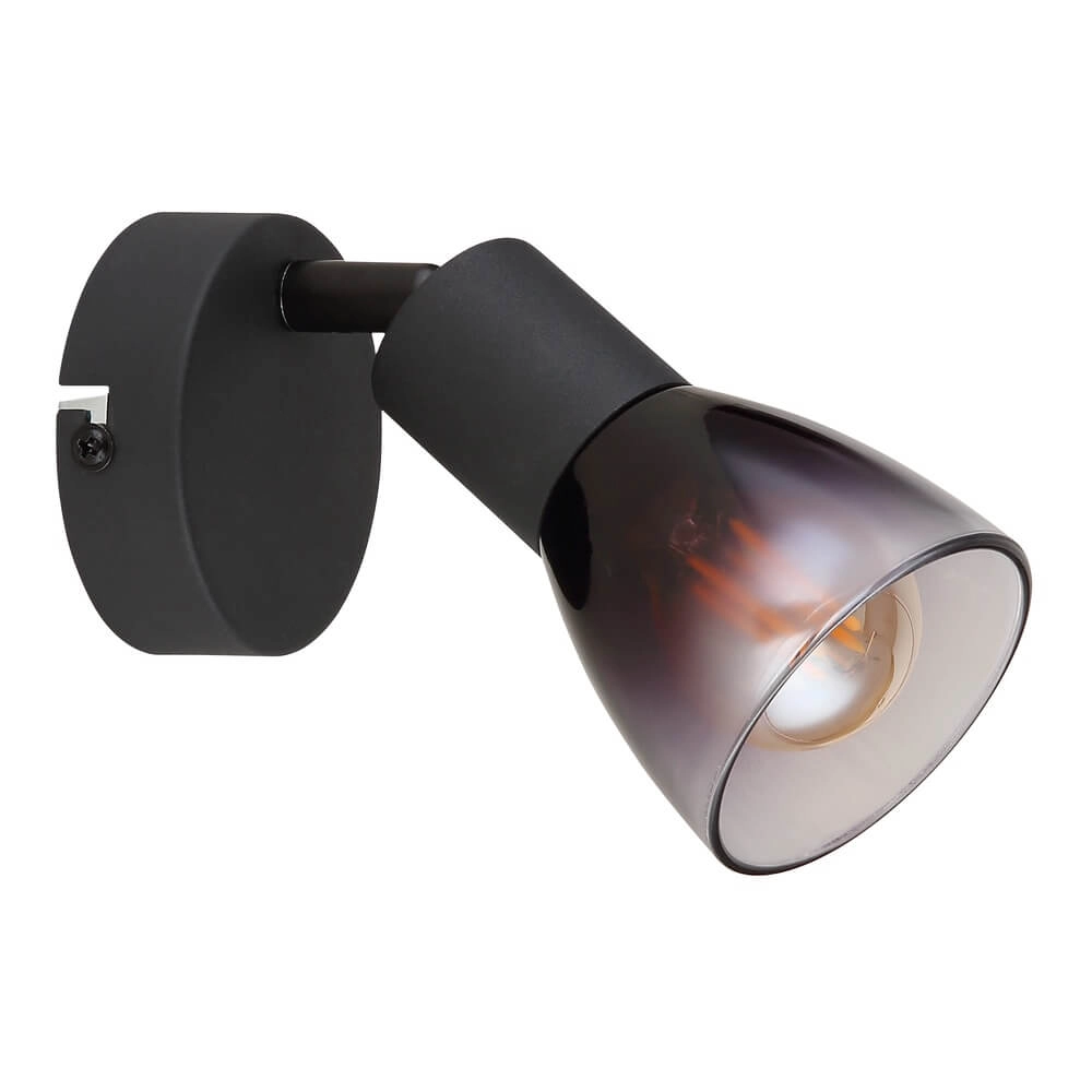 Black wall lamp Satella ankle Globo 9007371446926