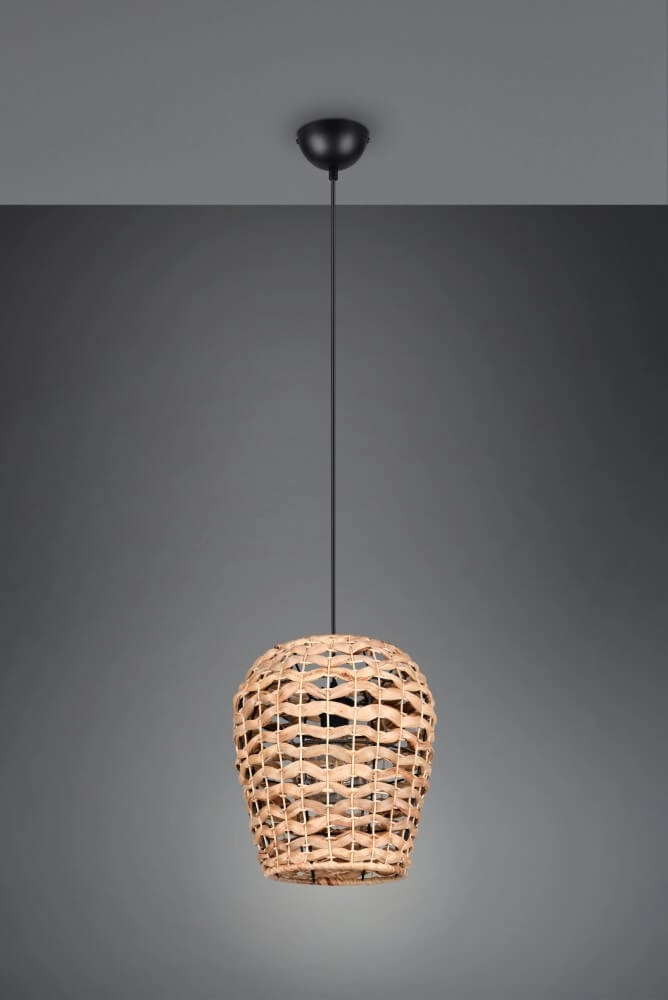 Country Pendant Lamp Jean Ø 29cm rattan Trio 4017807637670
