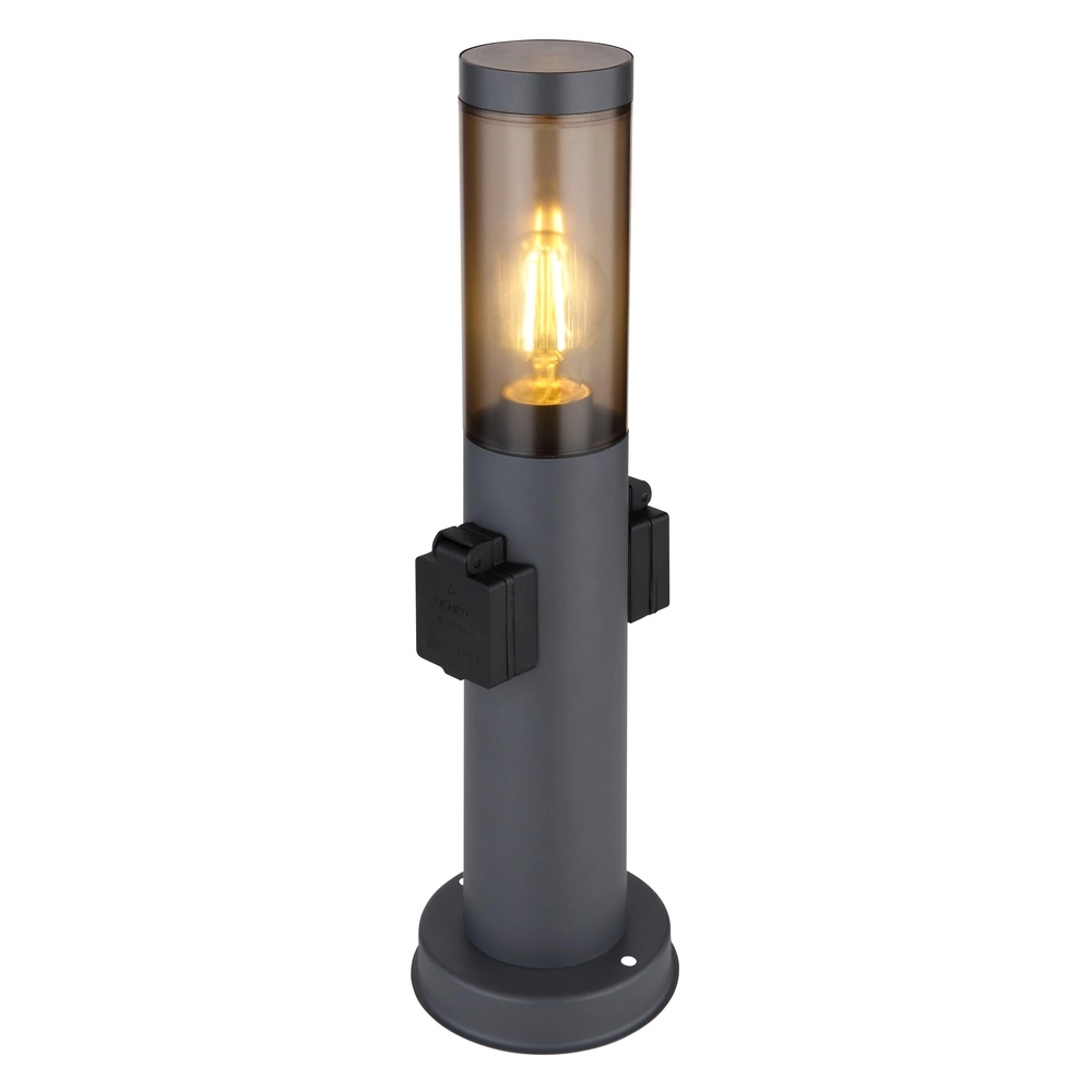 Garden lamp Boston anthracite with socket