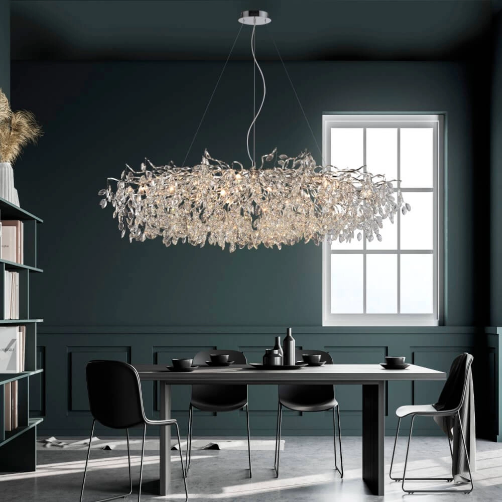 Chandelier Ricicle 150cm chrome Paul Neuhaus 4012248382097