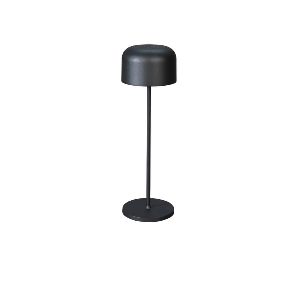 Black table lamp Lille Rechargeable