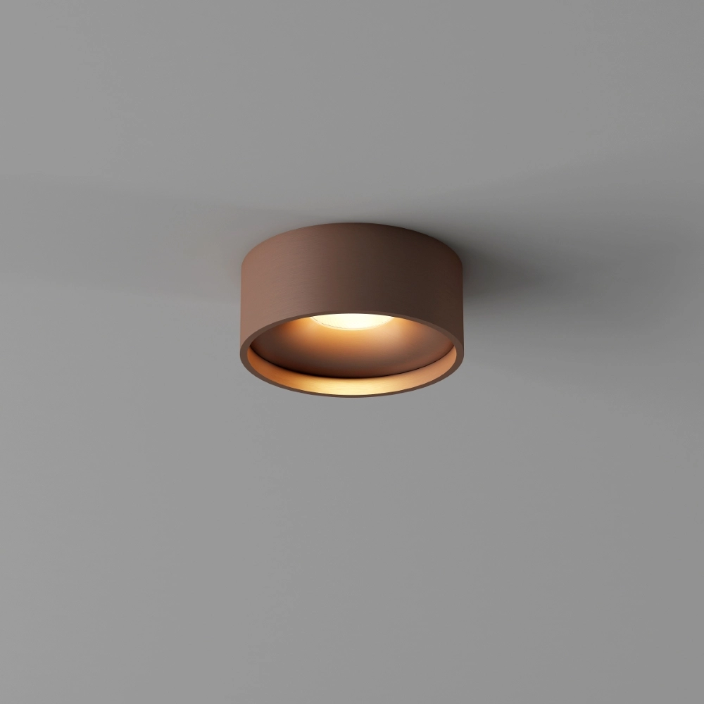 Bathroom ceiling light Oran Ø 12cm - Brushed bronze Artdelight 8720701103870