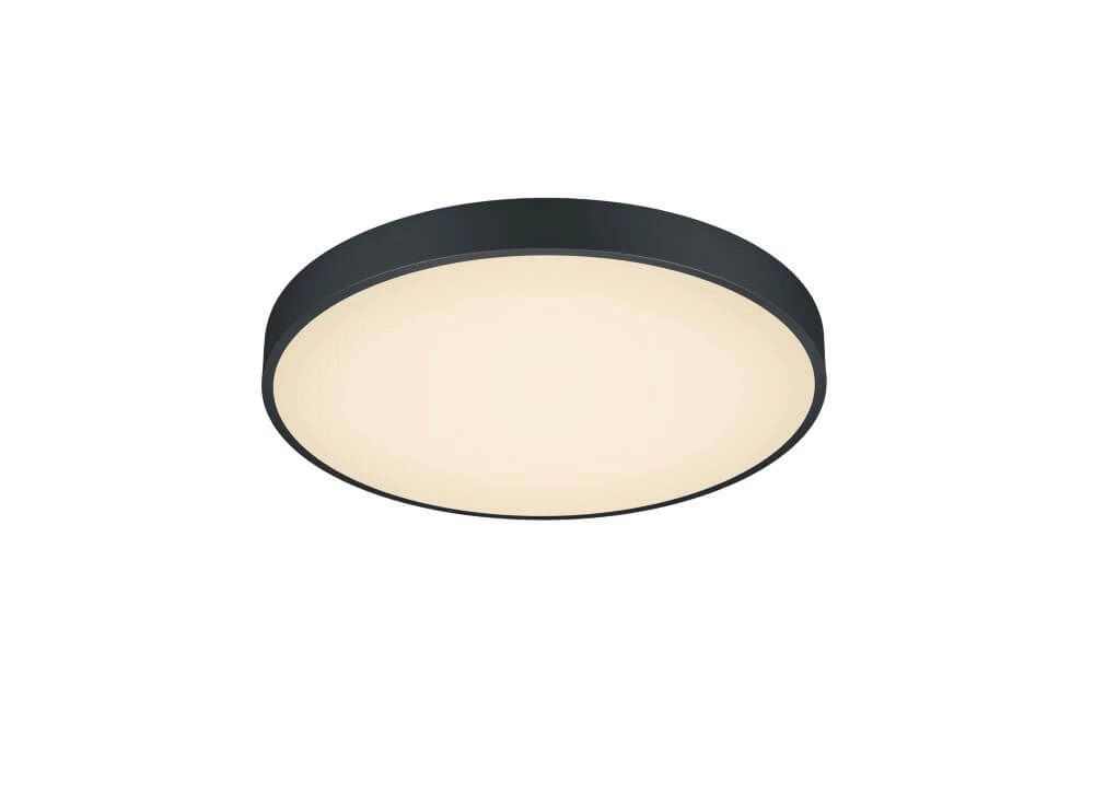 Black ceiling lamp Waco Ø 49cm Trio 4017807525069