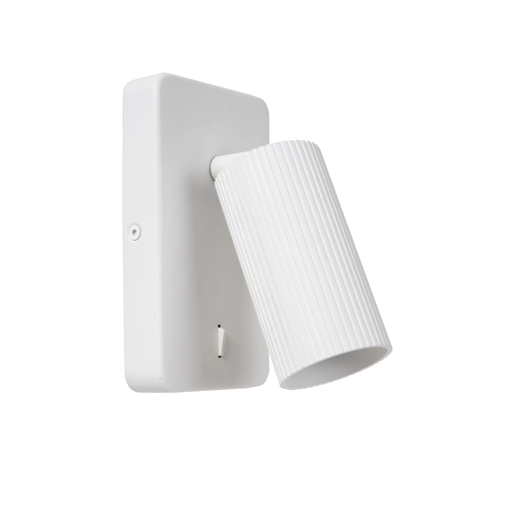 Bedside lamp Clubs white with switch