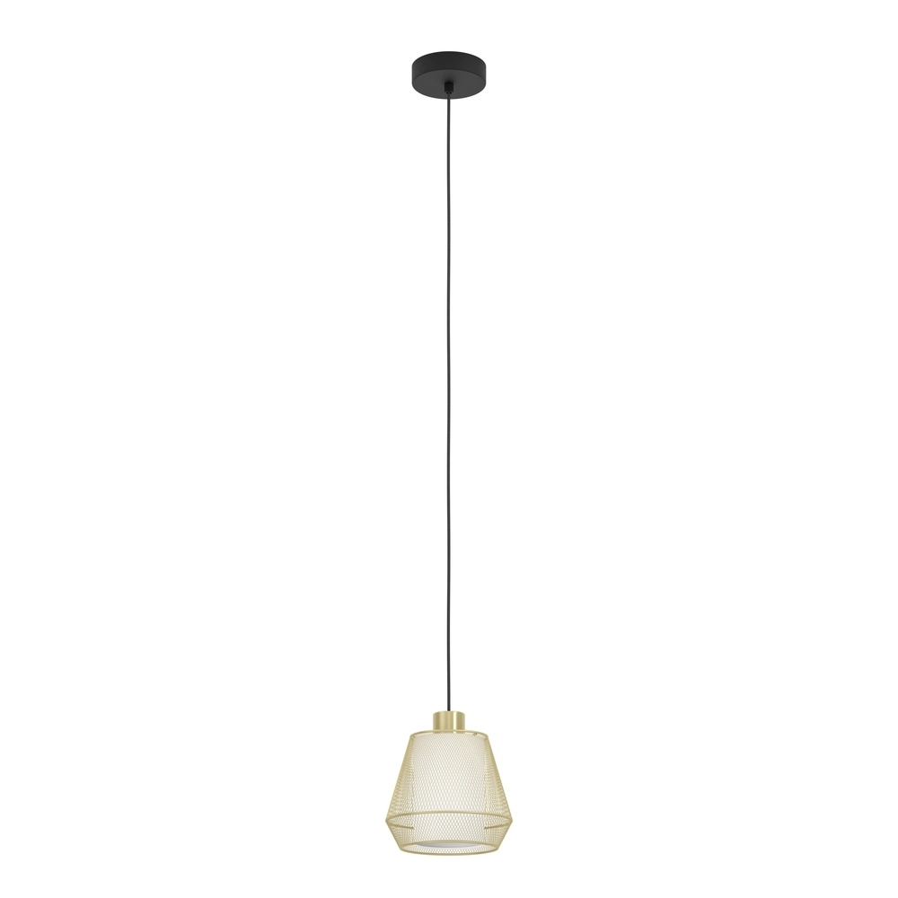 Golden pendant lamp Ciudadela Ø 18cm