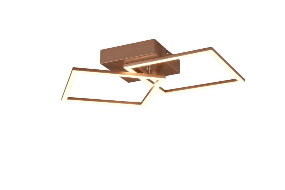 Designer ceiling lamp Trail brown Trio 4017807578973