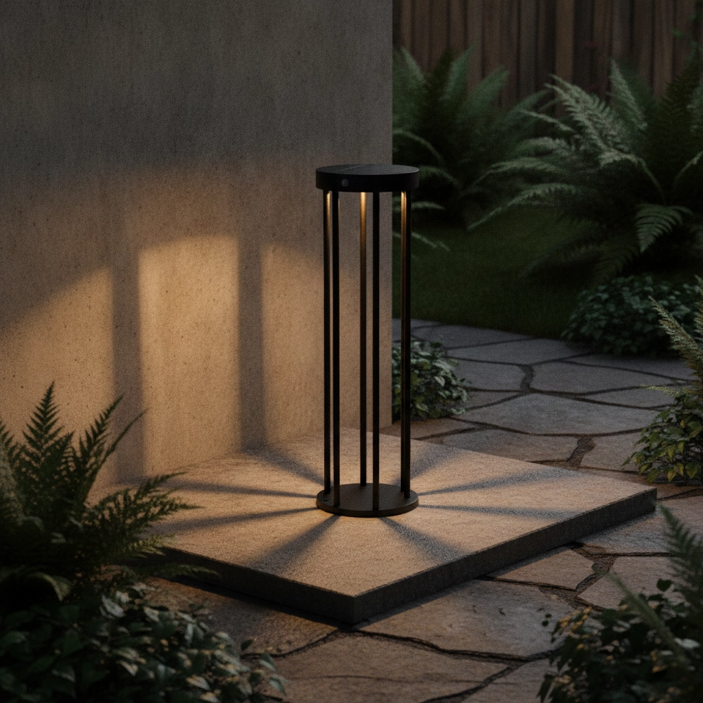 Solar garden lamp Aigo anthracite 50cm