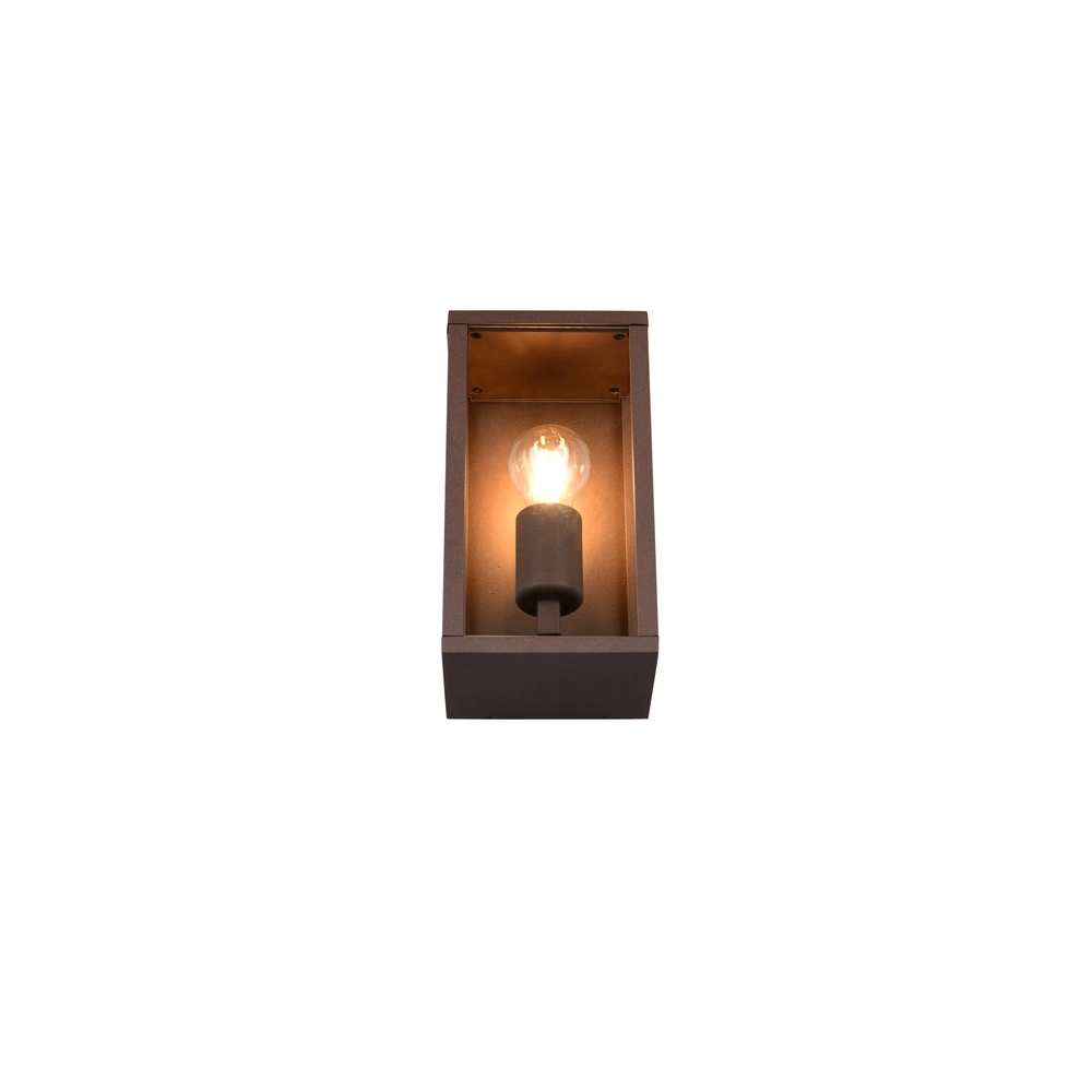 Modern wall lamp Garonne S rust brown Trio 4017807687378