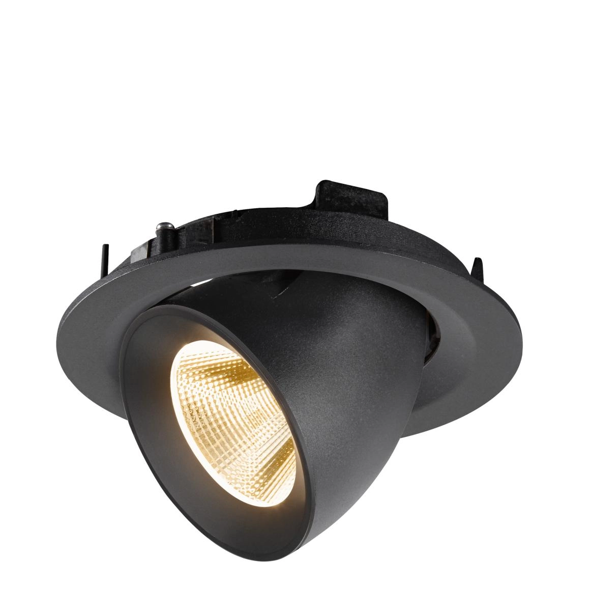 Recessed spotlight Numinos Gimble M black 2700K - 20deg SLV 4024163312134