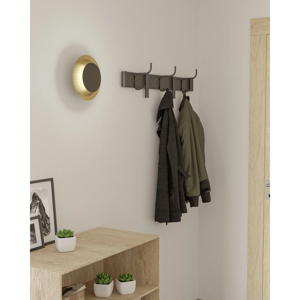Wall lamp Tocina Ø 24cm - black with gold Eglo 9008606292646