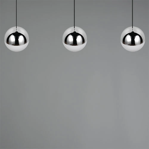 3-light pendant lamp Senta chrome Trio 4017807685831