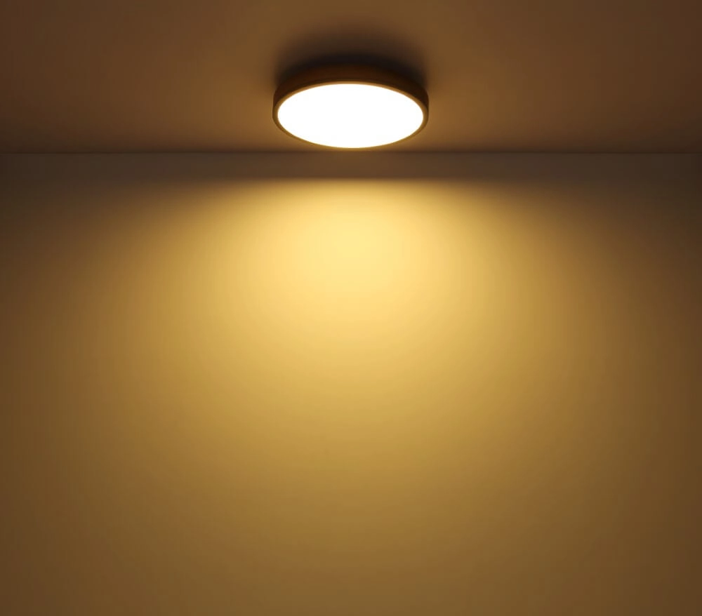 Wooden led ceiling light Doro Ø 30cm Globo 9007371442553